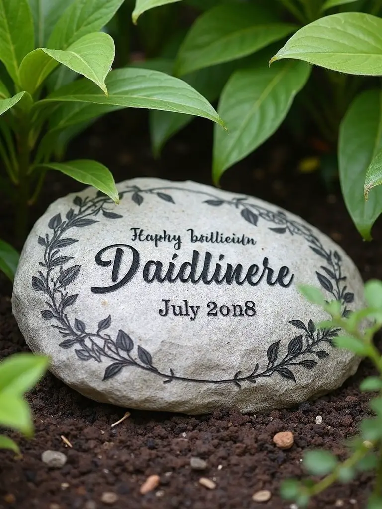 thoughtful lasting personalized garden accents