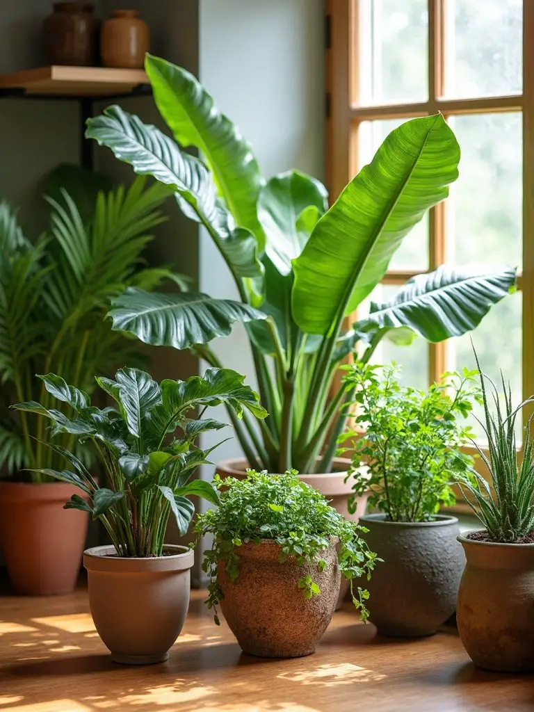 thriving indoor plants low maintenance self watering