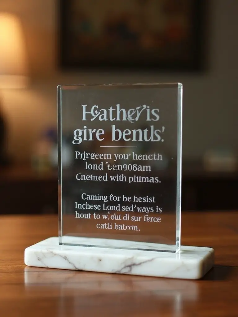 treasured marble keepsake celebrates father daughter bond