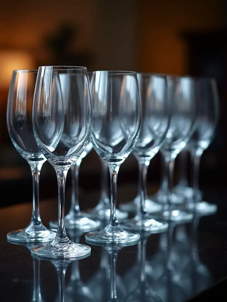 tuned wine glasses play melodies