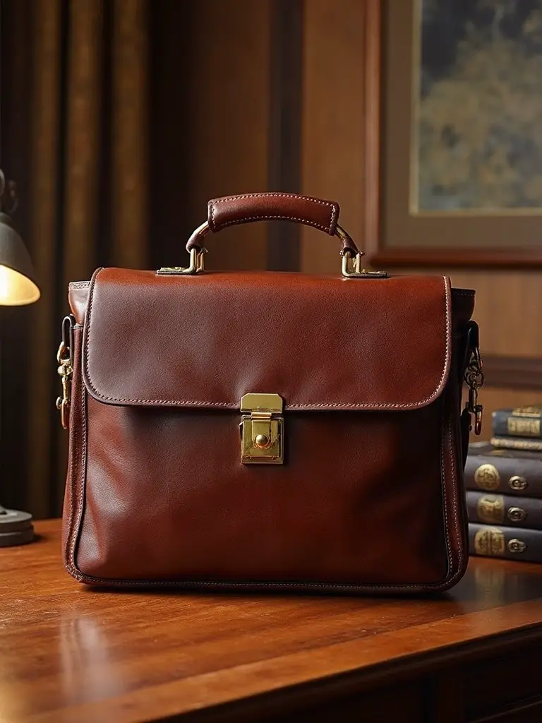 versatile durable professional leather briefcase