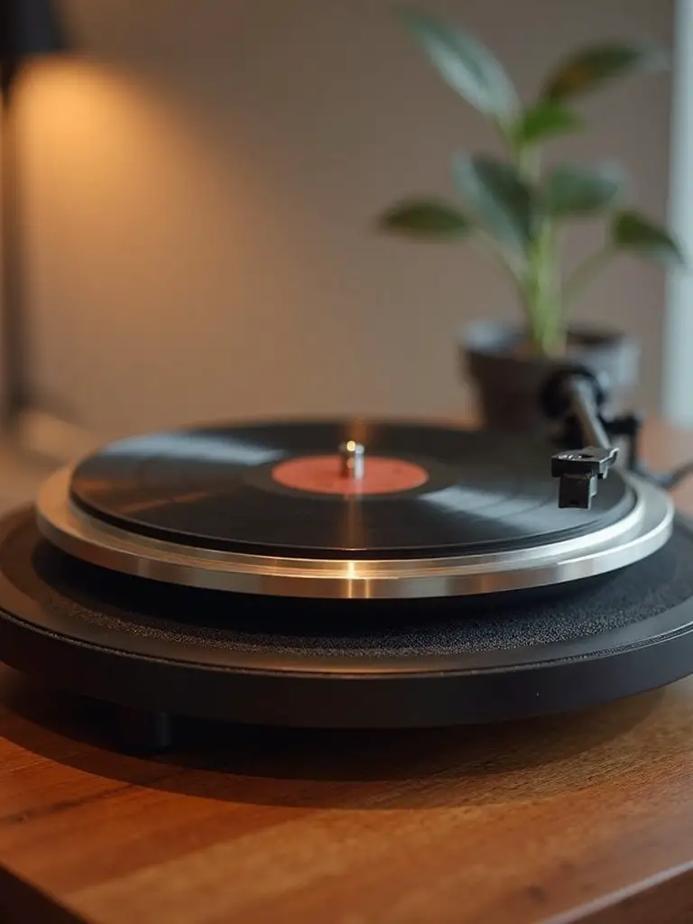 vibration absorbing turntable isolation platform