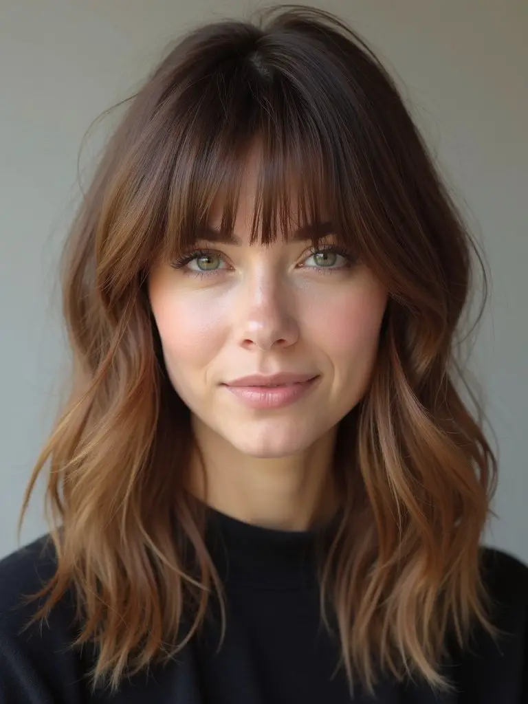 voluminous textured low maintenance face framing