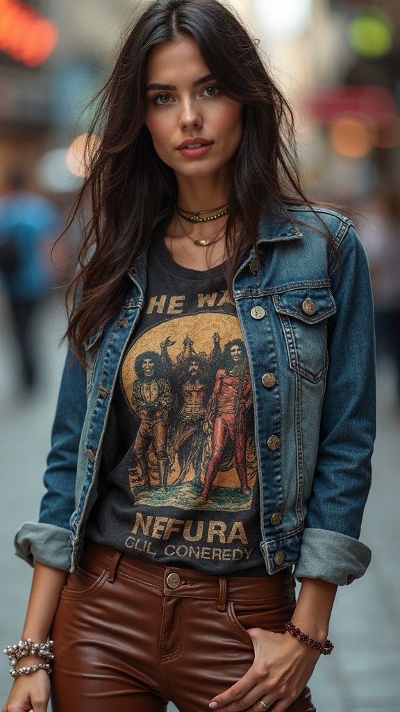 edgy warm vintage concert ensemble